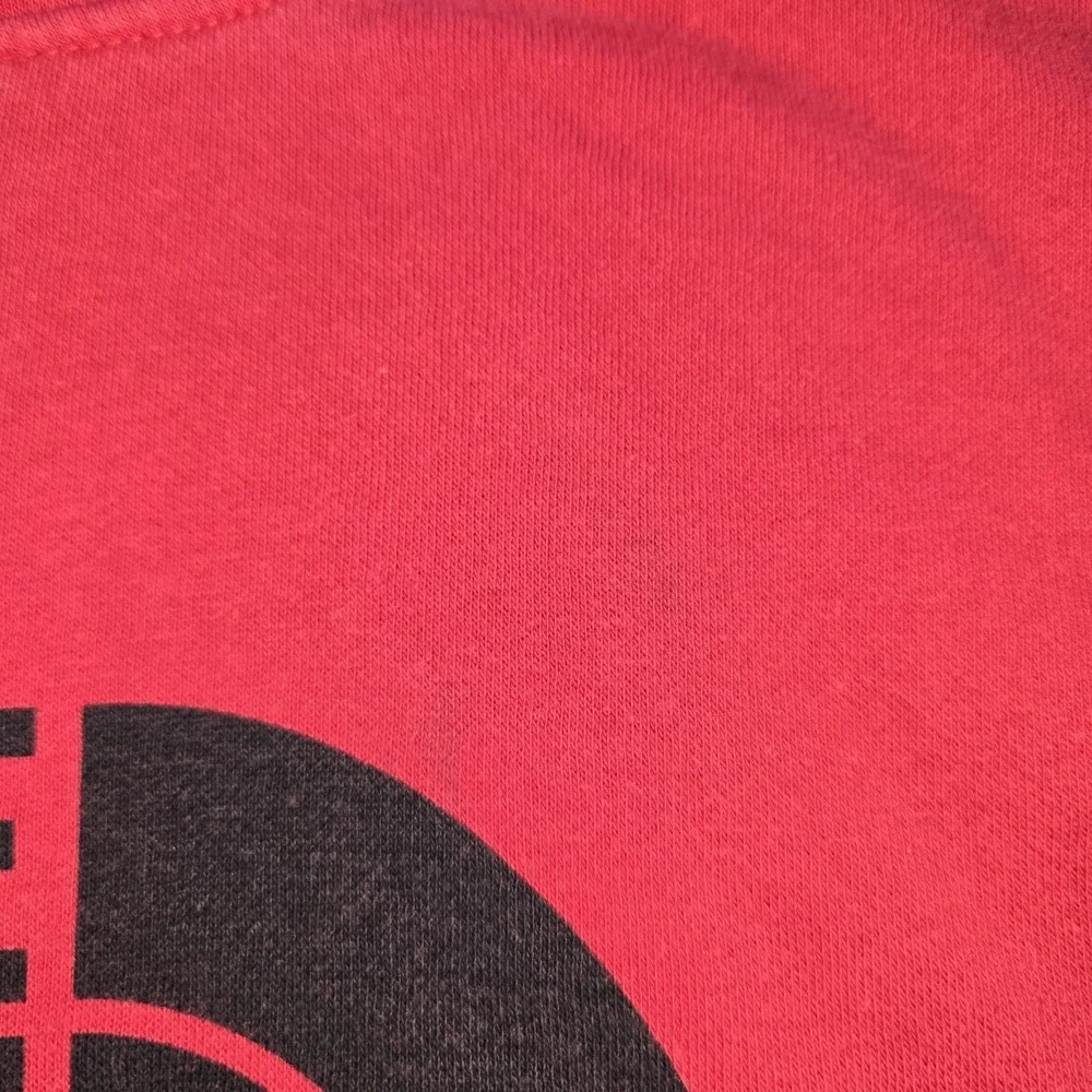 The North Face Red Hoodie Mens L Gorpcore Half Dome Logo Pullover Sweatshirt...